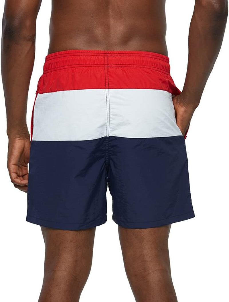 Mens Swim Trunks with Mesh Lining Quick Dry Beach Shorts Swimming Bathing Suits